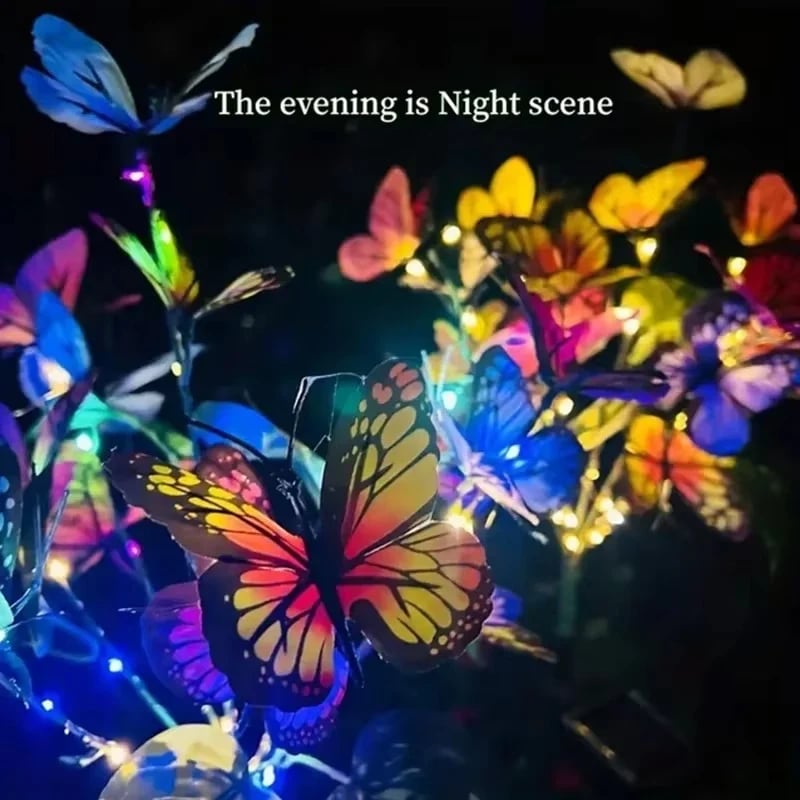 🔥2026 New Arrivals: 58% Off for a Limited Time!🔥🦋Hot Sale Offers-Solar Outdoor Butterfly Lights💐