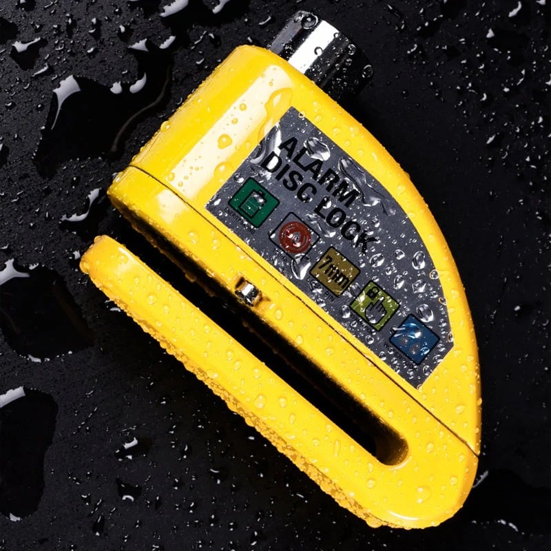 🔒 Motorcycle/Bicycle Disc Brake Lock with Alarm | Instant Security, Effective Deterrent 🚨