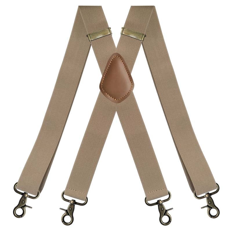 📏 Adjustable Work Suspenders | Classic X-Back Support