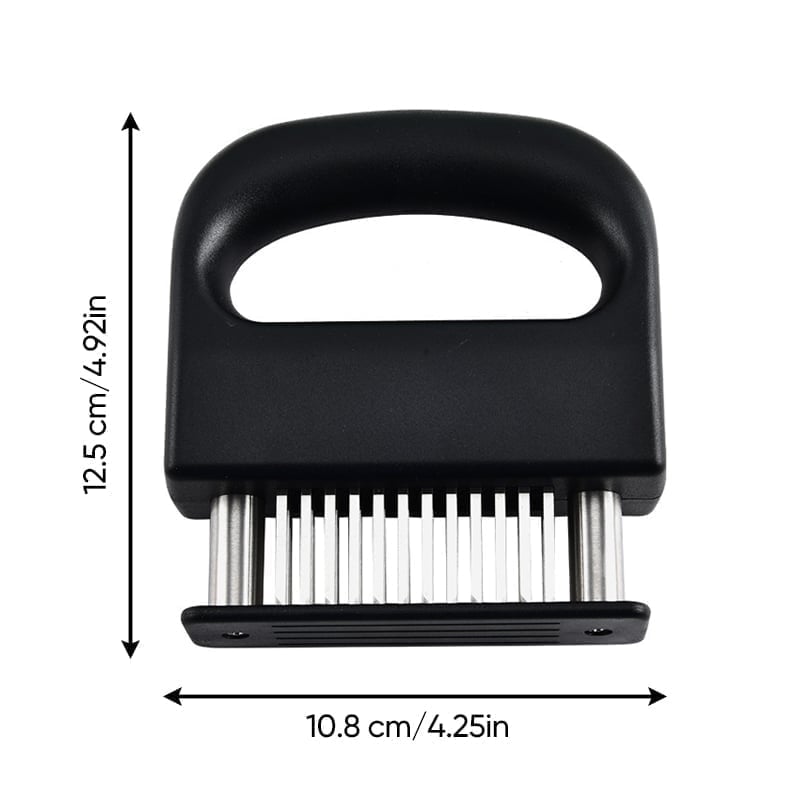 🔪 Spring-Loaded Meat Tenderizer | Professional Kitchen Tool