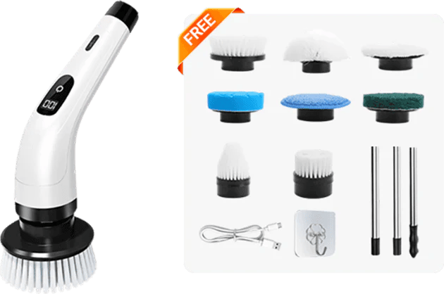 🔥LIMITED SALE 50% OFF!!🔥9-IN-1 Electric Cleaning Brush