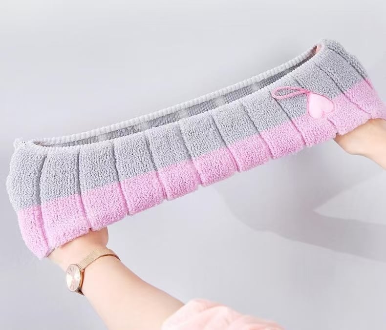 Bathroom Soft Thicker Warmer Stretchable Washable Toilet Seat Cover Pads
