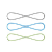 8-Shaped Silicone Resistance Band with Massage Grip