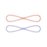 8-Shaped Silicone Resistance Band with Massage Grip