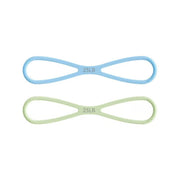 8-Shaped Silicone Resistance Band with Massage Grip