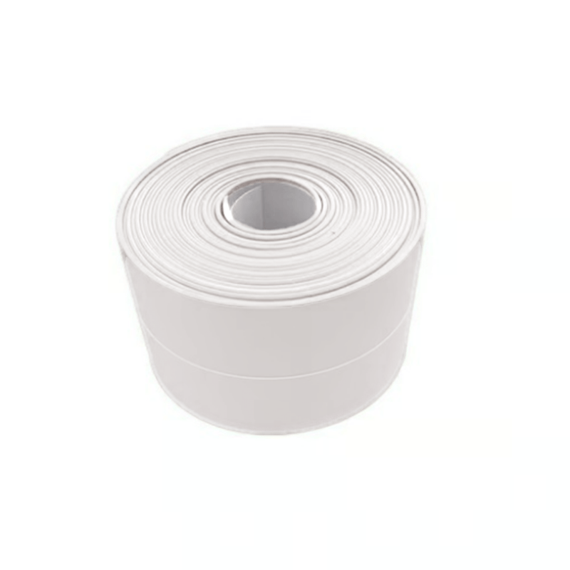 Self-adhesive, waterproof white sealing tape – 3.2 m – Durable sealing for bathroom and kitchen
