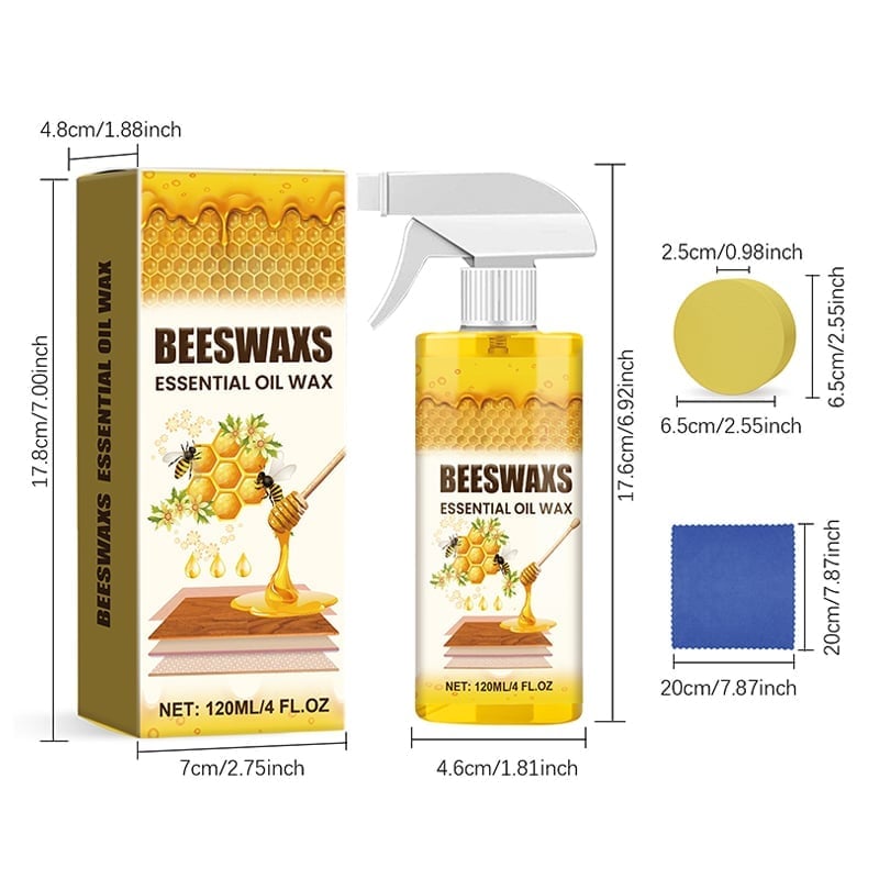 Micro-Molecularized Natural Beeswax Floor Polish Spray (120ml)