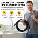 💧 Triple-layer burst-proof hose – PVC & stainless steel. Universal connector, easy install. Perfect for heavy-duty cleaning! 🚿🔧
