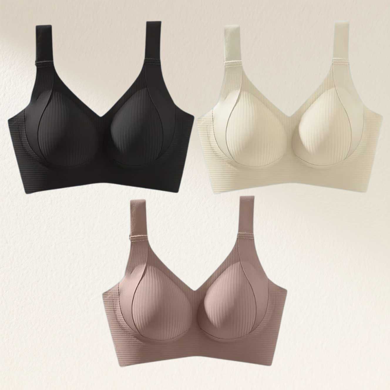 🎁Clearance Sale Buy 1 Get 3 Packs🔥 Super firming bra | Wire-free bra 👍 No more sagging breasts (3-Pack Value Set)