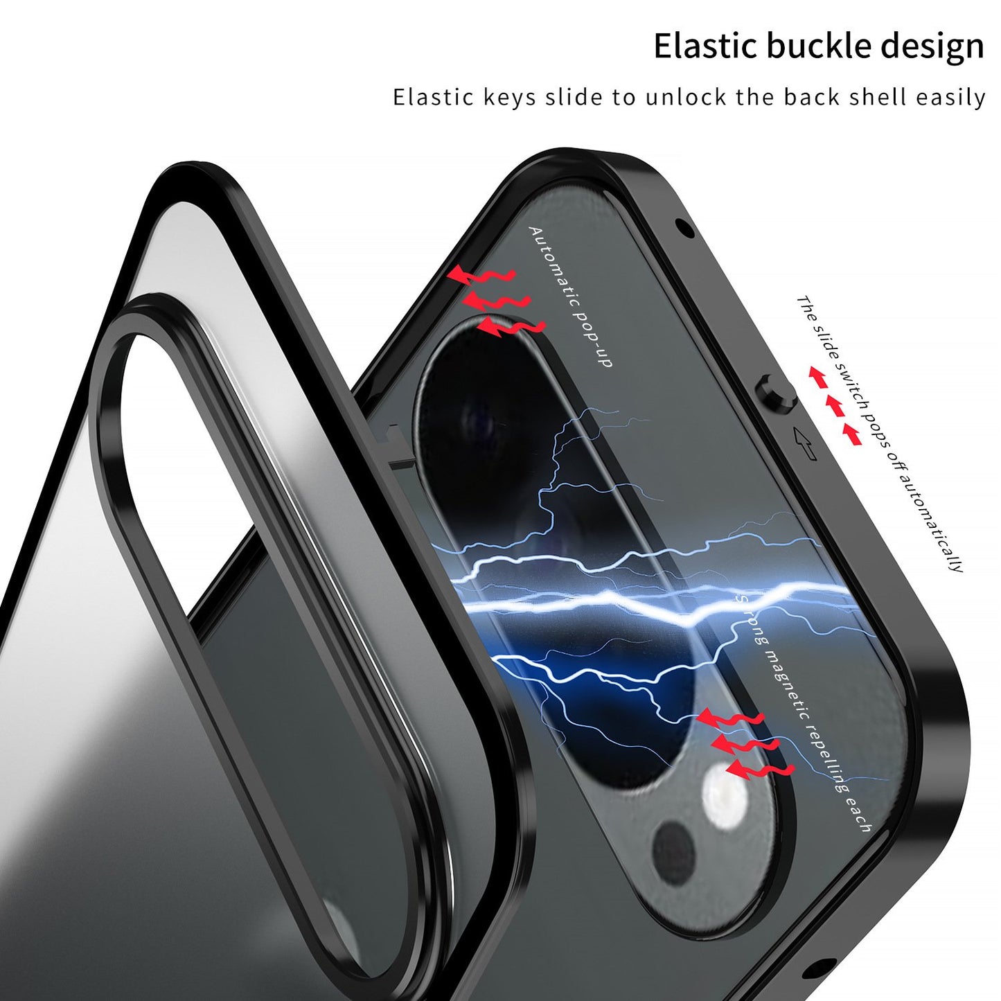 🔥🔥 Pixel Magnetic Aluminum frame Phone Case