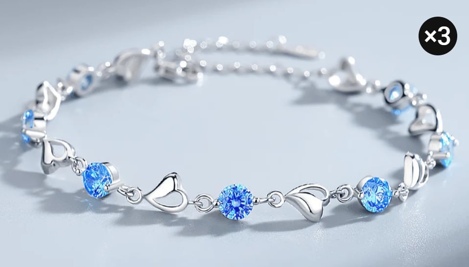 ✨Elegant Sparkling Lucky Clover Bracelet🍀