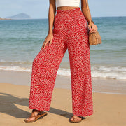 ⏳Limited-time 50% off⏰Women's Smocked High Waist Wide Leg Pants👖
