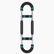 Adjustable weight bar for arm trainers, arm and torso strength training equipment, portable training device for home gyms and fitness