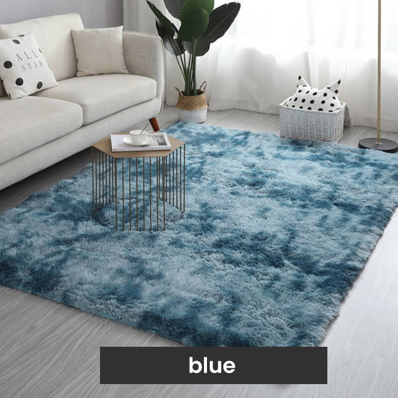 ⏳Limited-time 50% off⏰Gradient Color Plush Floor Mat🛋️