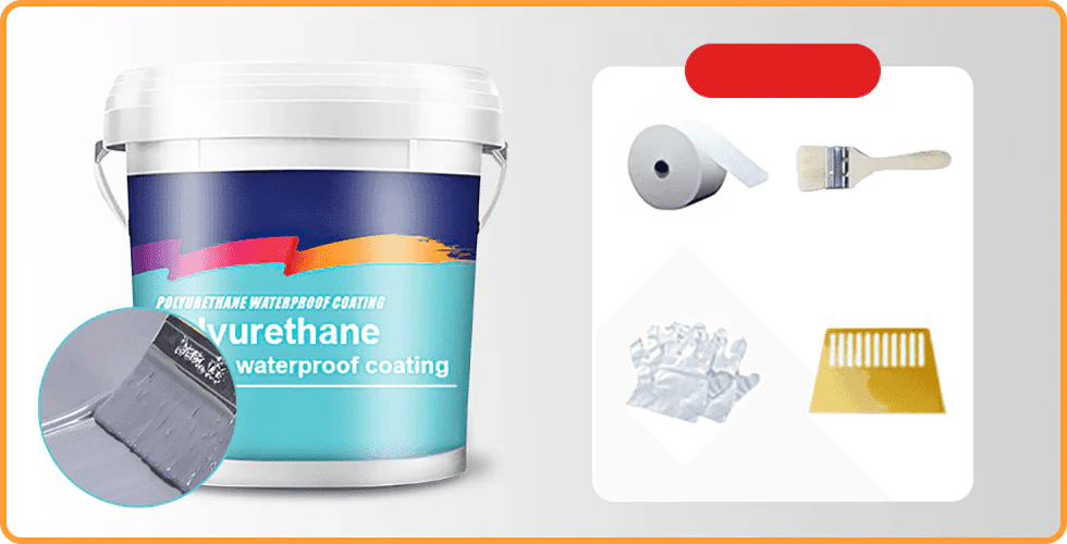 🔰Polyurethane Waterproofing and leak repair Eco-friendly coating