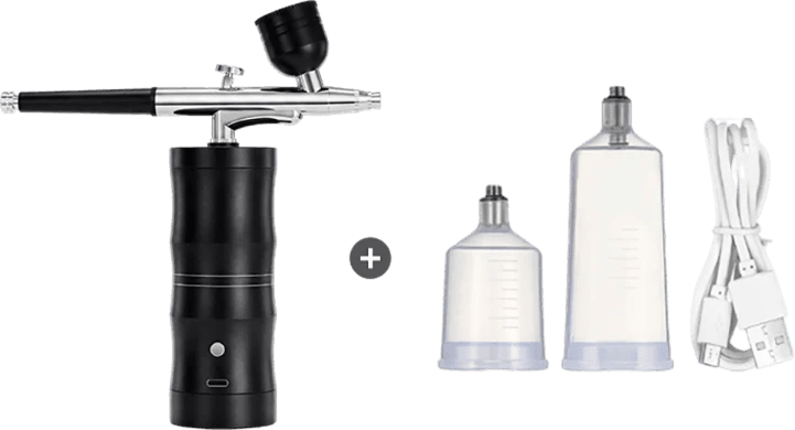 Electric Airbrush Kit with Compressor