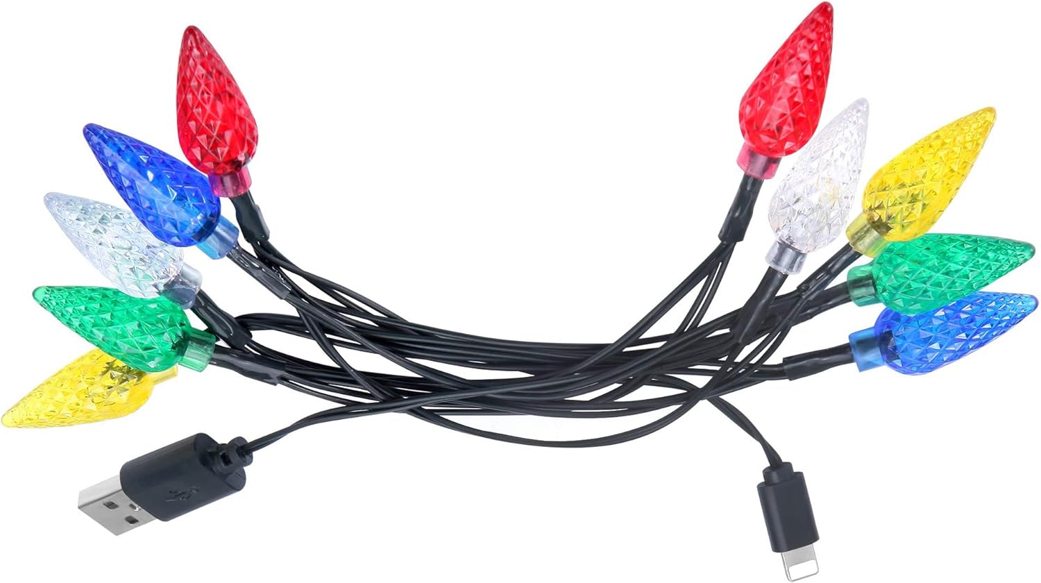 🔥USB Christmas Light Phone Charger Cable