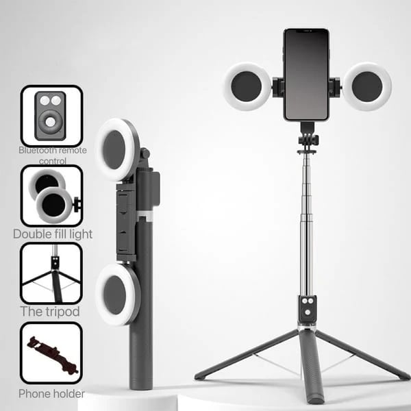 🎁Hot Sale 50% OFF⏳New 6 in 1 Bluetooth Selfie Stick