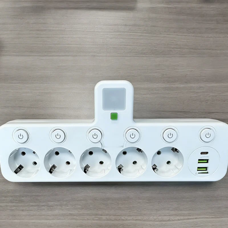 Smart Power Strip with USB Ports
