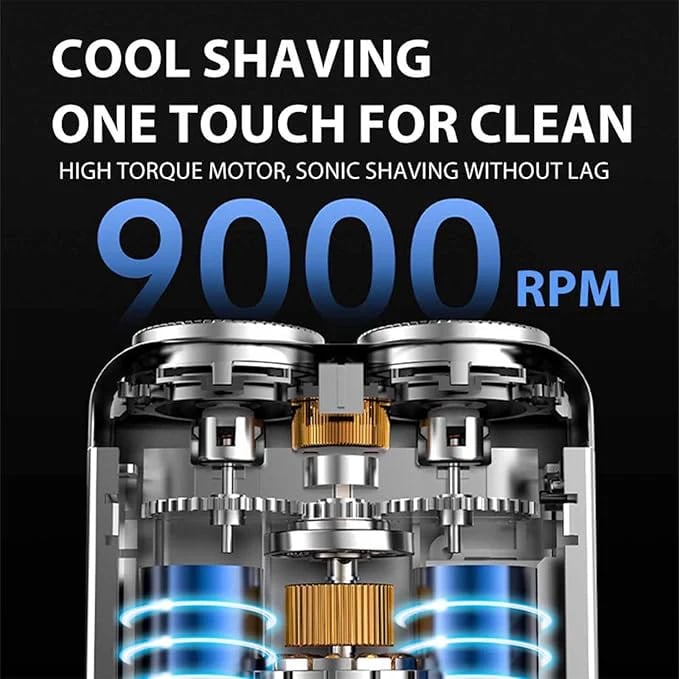 💥Portable Rotary Dual Ring Electric Shaver