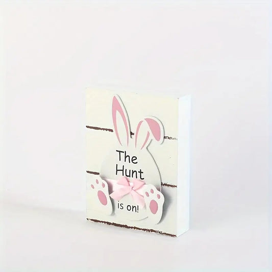 Easter Wooden Bunny Ornament