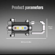 🔥Buy 1 gte 1 free🔥Portable Rechargeable Bright Keychain Flashlight