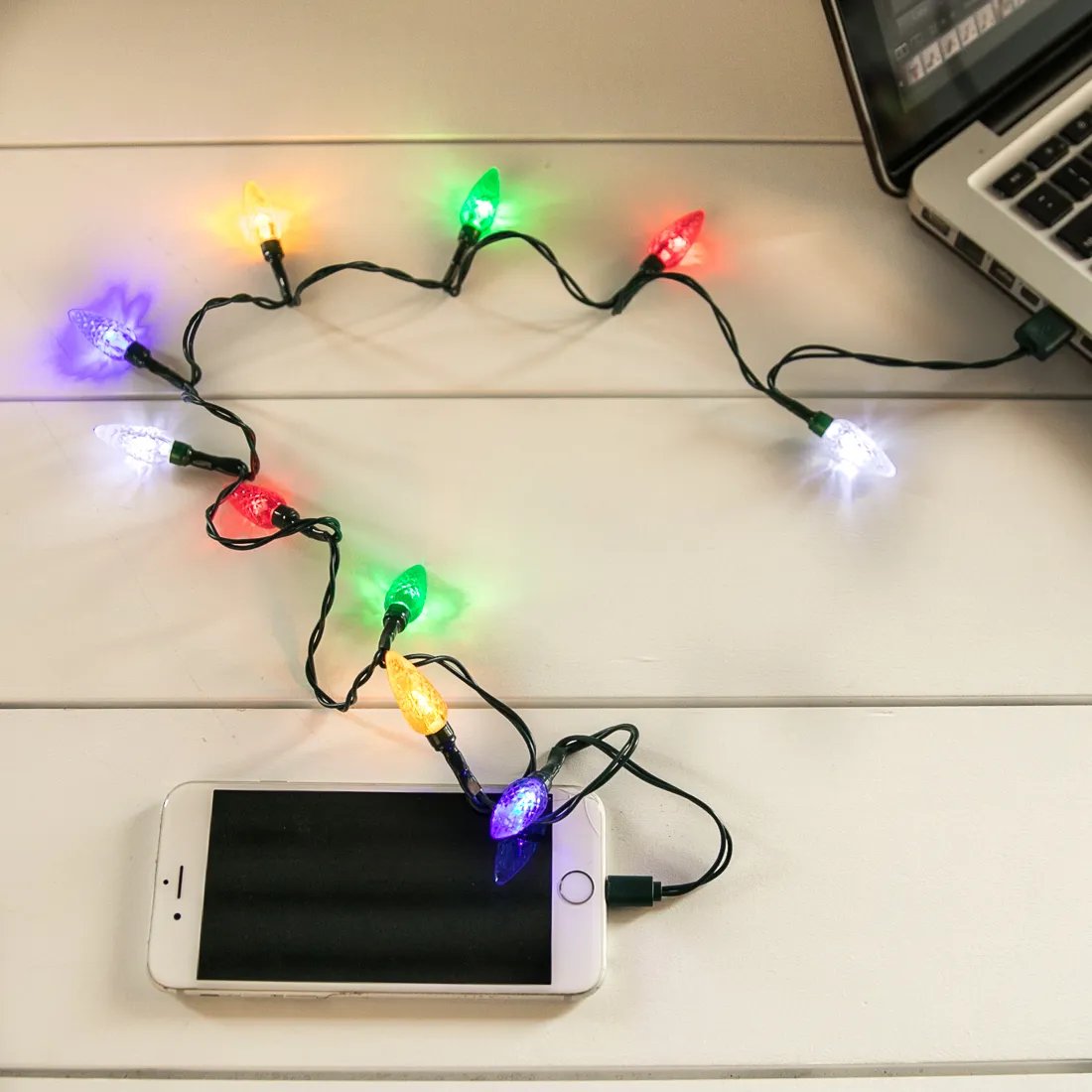 🔥USB Christmas Light Phone Charger Cable