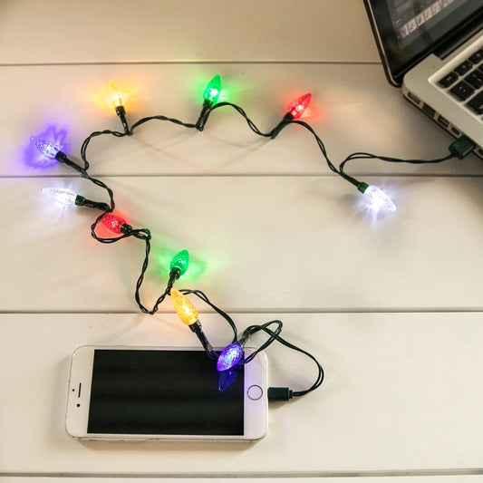 🔥USB Christmas Light Phone Charger Cable