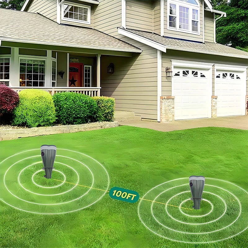 🌸Spring Sale 50% OFF🌸 Solar Powered Waterproof Screw Mole Repellent