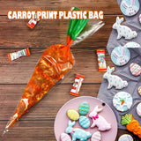 Carrot Print Plastic Bag