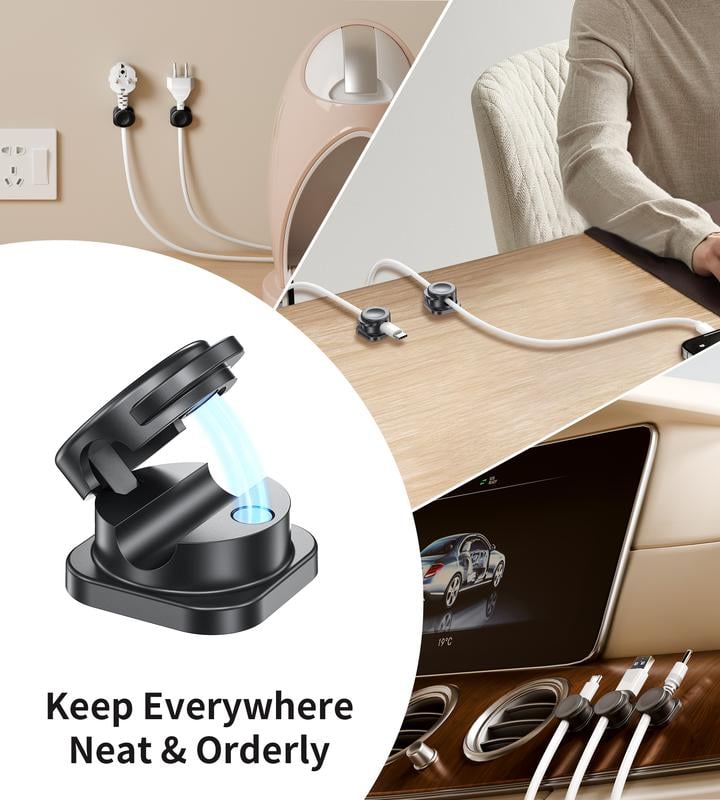 Magnetic Cable Clips