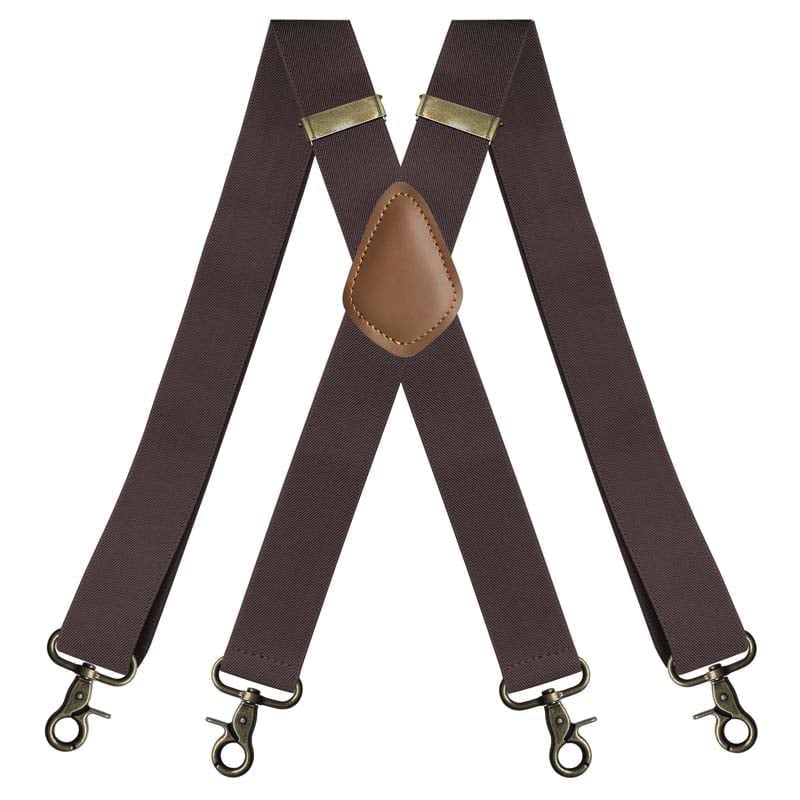 🧵 Adjustable X-Back Suspenders | For Work Wear
