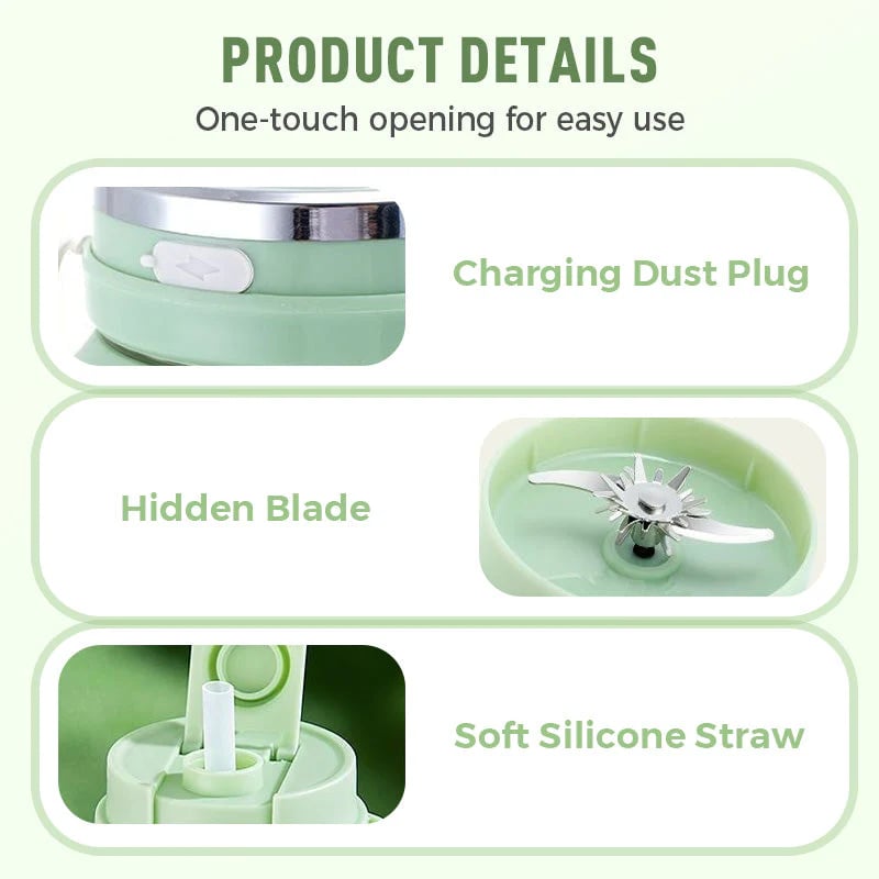 Multifunctional Large-Capacity Wireless Portable Juicer Cup