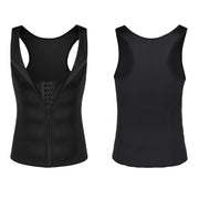 Men's Zipper Waist Trainer Trimmer Vest
