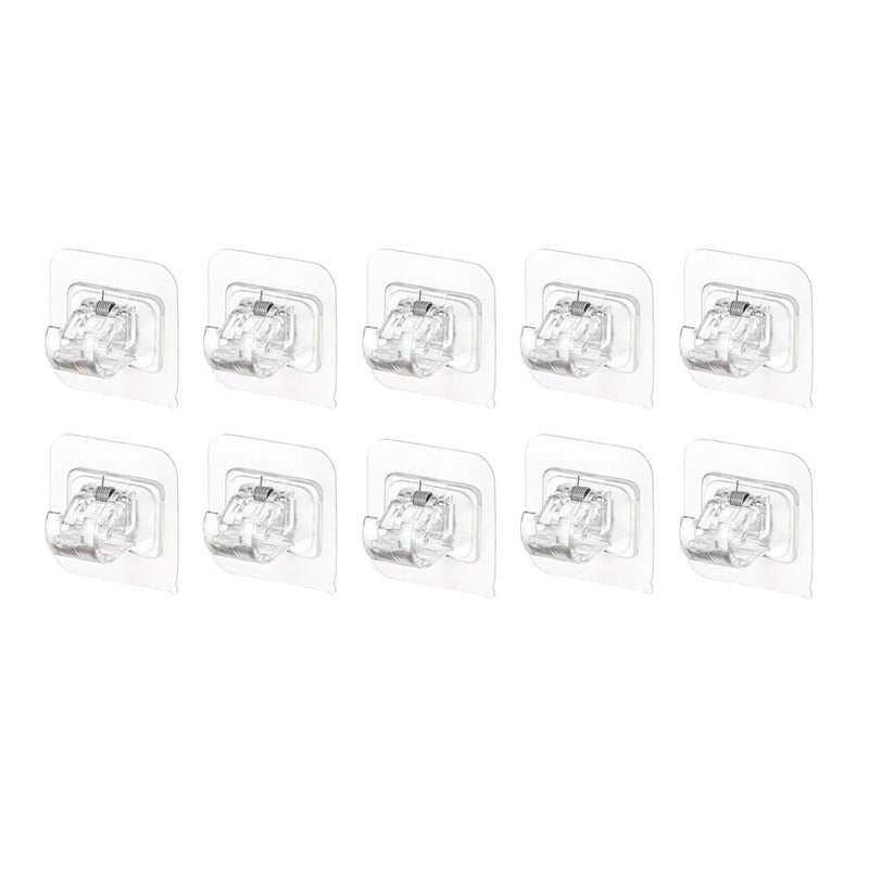 Transparent Hanging Rod Clip