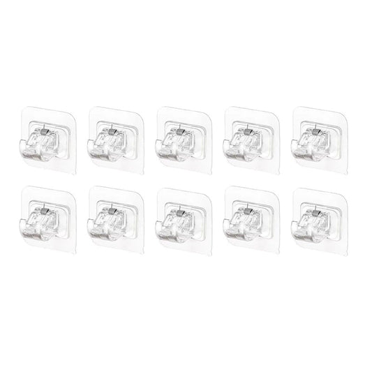 Transparent Hanging Rod Clip