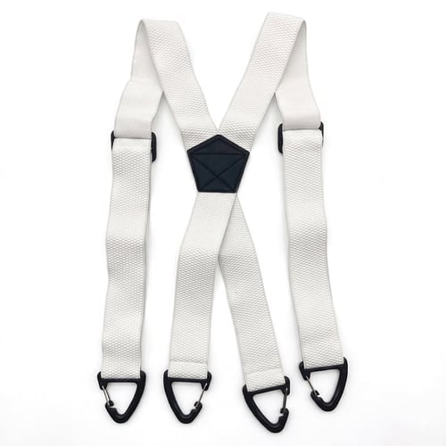 👔 Heavy Duty Work Suspenders | X-Back Adjustable Design