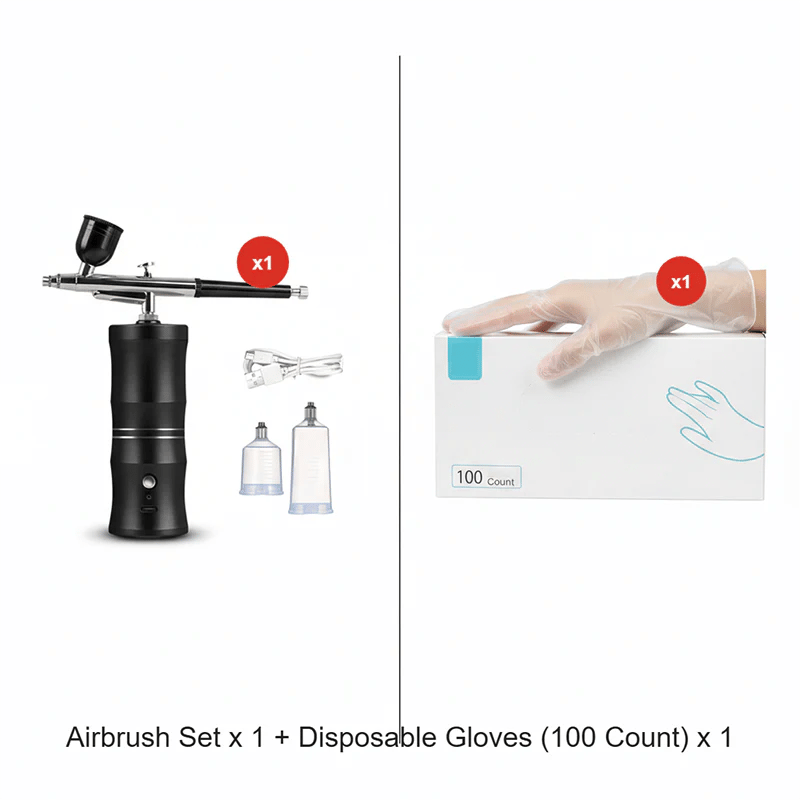 Electric Airbrush Kit with Compressor