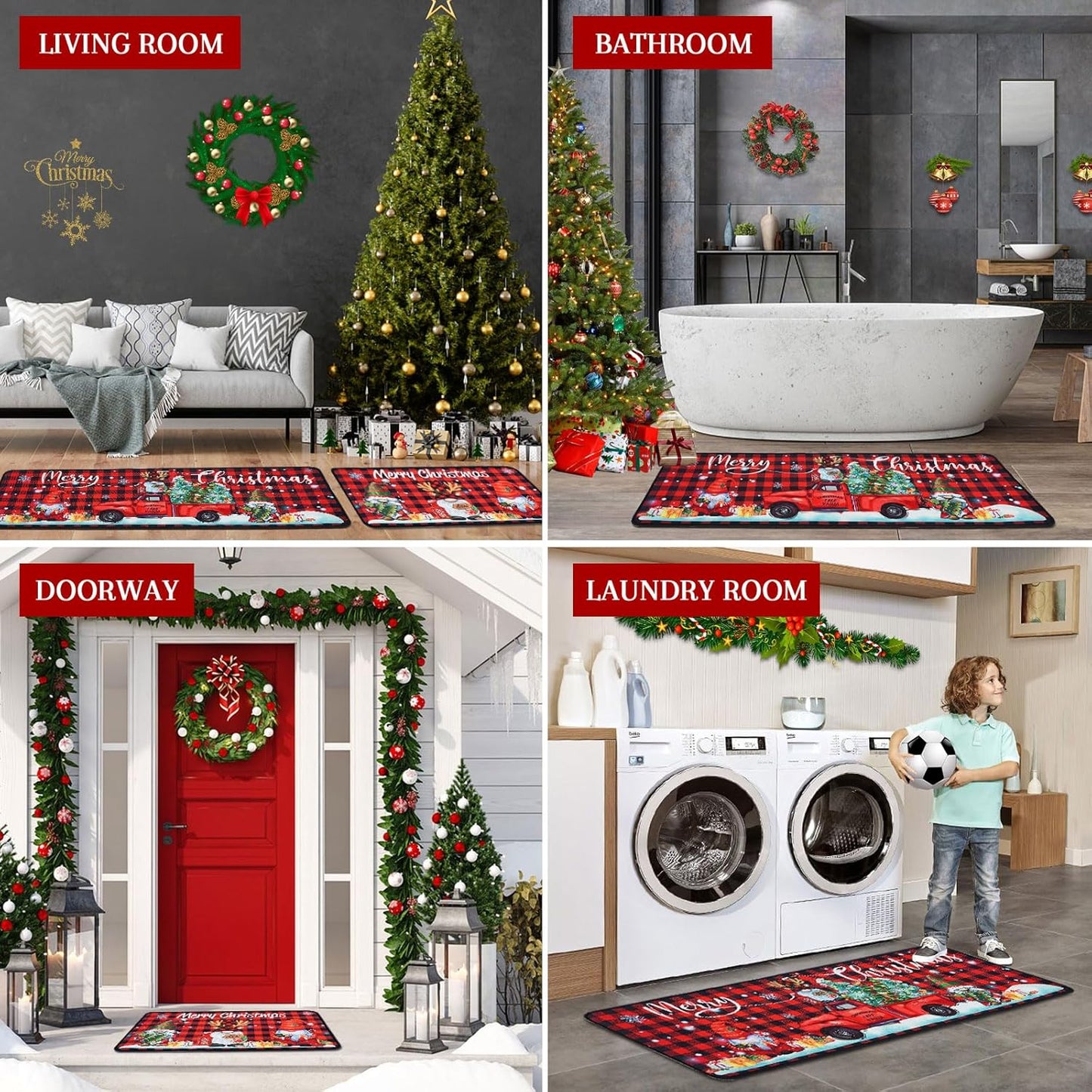 🔥 Christmas Themed Kitchen Mat