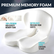 🎁Limited sale 50% discount🎁【Ergonomic design】Non-Slip Memory Foam Seat 💕For the most comfortable driving💕