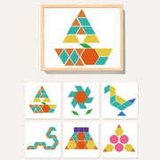 🎁Early Christmas Sale 50% OFF🔥Wooden Magnetic Pattern Block Puzzle Set🧩