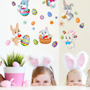 Easter Bunny Egg Wall Stickers 2 Sheets