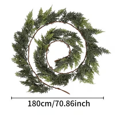 ✨ Christmas Artificial Cedar Garland