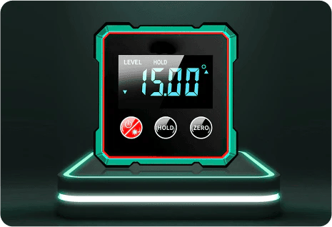 Magnetic Digital Angle Finder with Electronic Laser