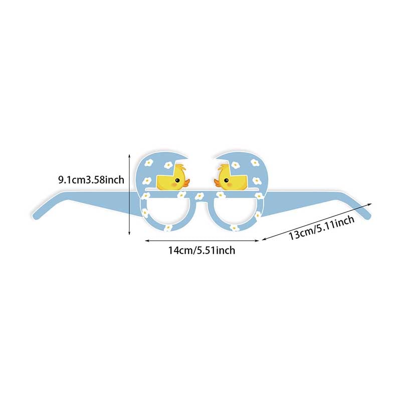 Easter Themed Paper Glasses