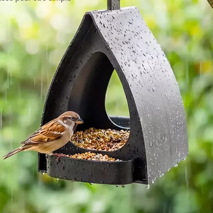 📢📢50%  OFF !! ⏰Hanging Bird Feeder for Garden with Roof🐦
