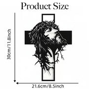🔥🔥Jesus Cross Iron Sign Christ Wall Art Decor✝️🖼️ Elevate Your Space with Spiritual Elegance 🙌✨