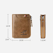 🎁-Men Wallet Zipper  Purse ( RFID PROTECTED )