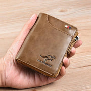 🎁-Men Wallet Zipper  Purse ( RFID PROTECTED )