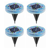 Mosaic Solar Disk Lights